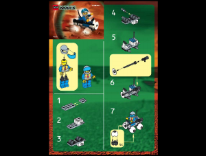 Manual Lego set 7301 Life on Mars Rover