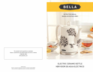 Manual Bella 13622 Kettle