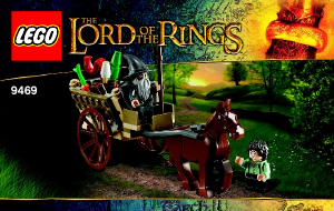 Handleiding Lego set 9469 Lord of the Rings De aankomst van Gandalf