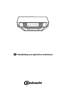 Handleiding Bauknecht DS 2360 WH Afzuigkap