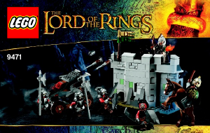 Handleiding Lego set 9471 Lord of the Rings Uruk-Hai leger