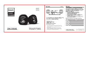 Handleiding Philips SPA35A Luidspreker