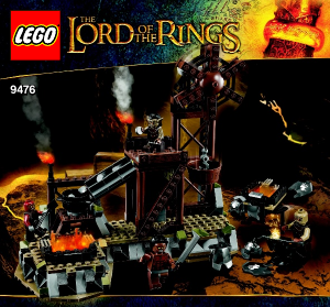 Bruksanvisning Lego set 9476 Lord of the Rings Orc smedja