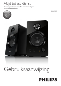 Handleiding Philips SPA7220 Luidspreker