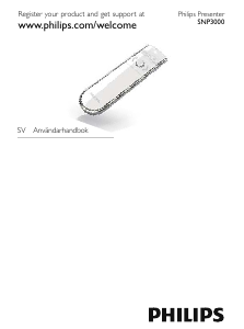 Bruksanvisning Philips SNP3000U Presentatör