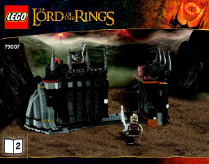 Handleiding Lego set 79007 Lord of the Rings Slag bij de zwarte poort