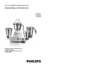 Handleiding Philips HL1606 Keukenmachine