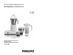 Manual Philips HL1618 Food Processor