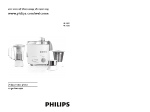 Handleiding Philips HL1631 Keukenmachine