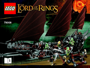 Handleiding Lego set 79008 Lord of the Rings Piratenschip hinderlaag