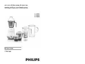 Handleiding Philips HL1643 Keukenmachine