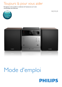 Mode d’emploi Philips MCM129 Stéréo