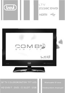 Manual Trevi LTV 2116 CDVD LED Television