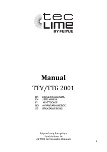 Bruksanvisning TecLime TTG 2001 Terrassvärmare