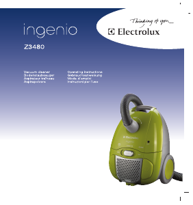 Bedienungsanleitung Electrolux Z3480 Ingenio Staubsauger