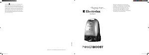 Manual Electrolux Z6050 PowerBoost Vacuum Cleaner
