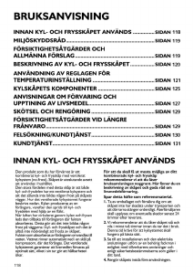 Bruksanvisning Bauknecht KDNA 4001 Kyl-frys