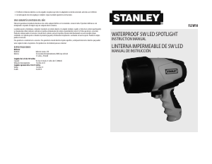 Bruksanvisning Stanley FL5W10 Ficklampa