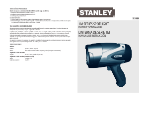 Bruksanvisning Stanley SL1M09 Ficklampa
