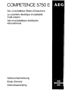 Mode d’emploi AEG 5750E-B3D Cuisinière