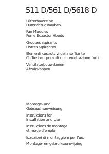 Manuale AEG 5618D-W Cappa da cucina