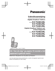 Handleiding Panasonic KX-TG6811NL Draadloze telefoon