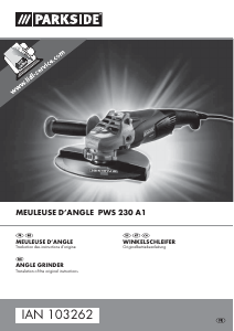 Mode d’emploi Parkside IAN 103262 Meuleuse angulaire
