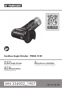 Brugsanvisning Parkside IAN 334002 Vinkelsliber