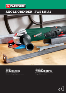 Manual Parkside IAN 56295 Angle Grinder