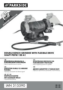Manual Parkside IAN 315590 Polizor de banc cu piatră