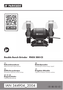 Käyttöohje Parkside IAN 344904 Penkkihiomakone