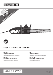 Manuale Parkside IAN 315253 Motosega