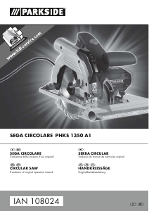 Manual Parkside IAN 108024 Serra circular