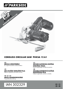 Návod Parkside IAN 302329 Okružná píla