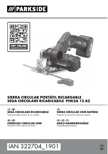 Manual Parkside IAN 322704 Serra circular
