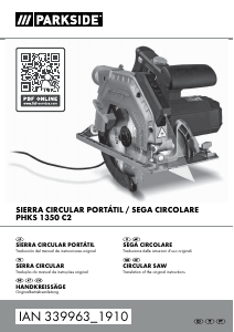 Manuale Parkside IAN 339963 Sega circolare