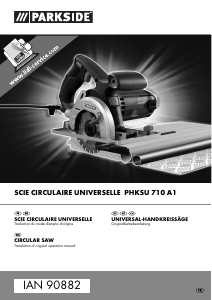 Mode d’emploi Parkside IAN 90882 Scie circulaire
