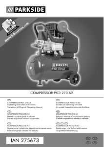 Návod Parkside IAN 275673 Kompresor