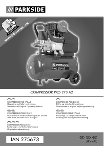 Handleiding Parkside IAN 275673 Compressor