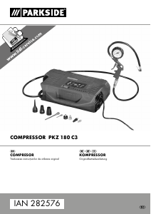 Manual Parkside IAN 282576 Compresor