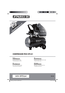 Bruksanvisning Parkside IAN 89564 Kompressor