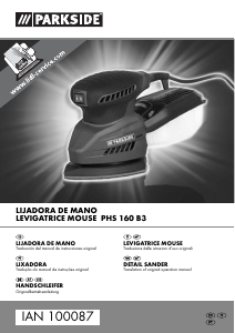 Manual de uso Parkside IAN 100087 Lijadora delta