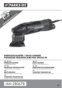 Handleiding Parkside IAN 280678 Deltaschuurmachine