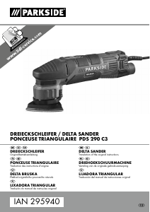 Handleiding Parkside IAN 295940 Deltaschuurmachine