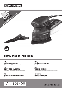 Priručnik Parkside IAN 303400 Delta brusilica