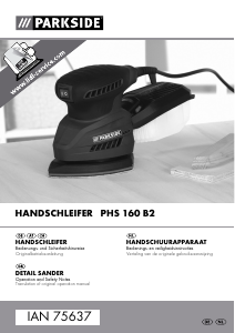 Handleiding Parkside IAN 75637 Deltaschuurmachine