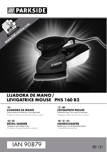 Manual de uso Parkside IAN 90879 Lijadora delta