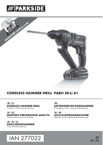 Mode d’emploi Parkside IAN 277022 Perceuse visseuse