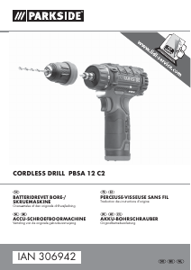 Brugsanvisning Parkside IAN 306942 Bore-skruemaskine