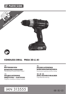Vadovas Parkside IAN 313555 Gręžtuvas-suktuvas